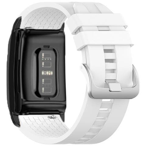 Cinturino In Silicone Bianco Compatibile Con Whoop 5.0/whoop 4.0 Con Design A Griglia - Foto 2