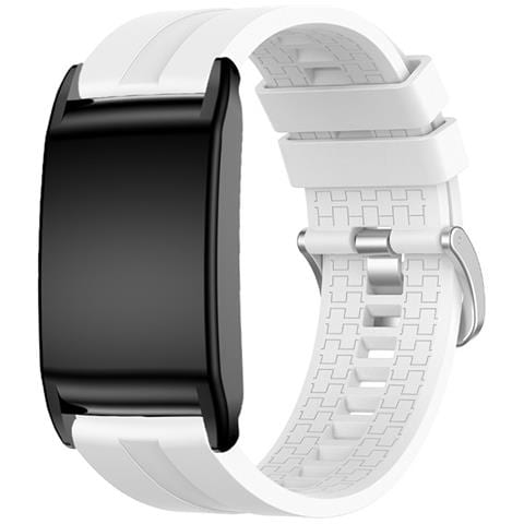 Cinturino In Silicone Bianco Compatibile Con Whoop 5.0/whoop 4.0 Con Design A Griglia - Foto 3