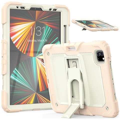 Custodia Per Ipad Pro 11/air 5/4 Con Supporto E Tracolla Rosa - Foto 1