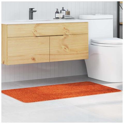 Tappeto da bagno Arancione 70 x 120 cm Polipropilene - Foto 2
