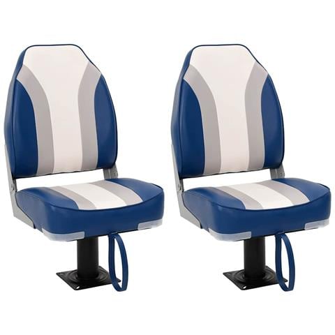 Set Sedile da Barca Pieghevole 4 pz con Schienale Alto - Foto 1