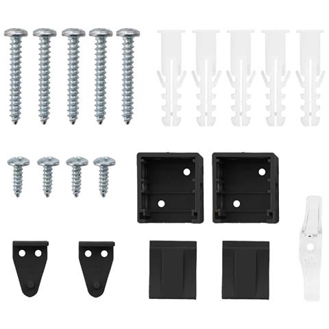 Tenda per Finestra con tende Nero Alluminio - Foto 9