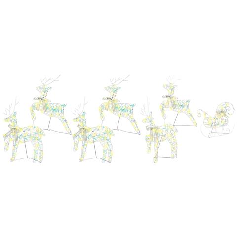 Renne LED con 40 LED 7 pcs Multicolore PET - Foto 1