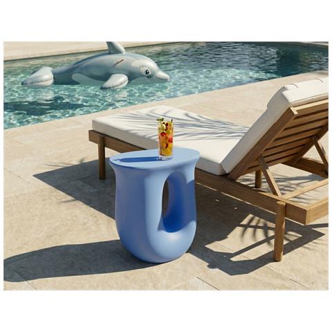 Tavolino Idro 42 Cm 28 Cm Blu - Foto 1