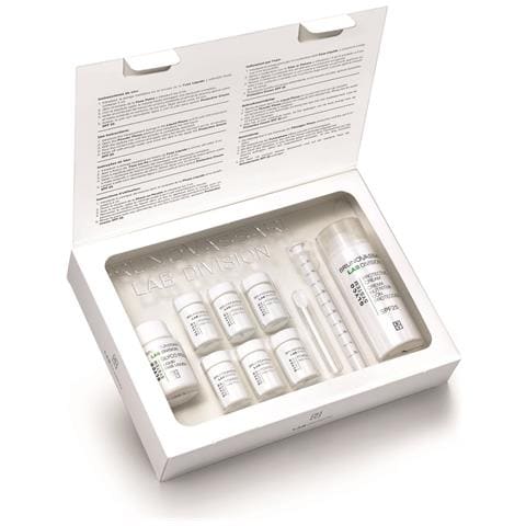 Set : Glyco System, Eliminates Impurities, Exfoliating Powder, 6 Pcs, 0.30 G + Glyco System, Protects & Hydrates, Cream, For Face, Spf 25, 30 Ml - Foto 1