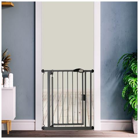 Bettacare Cancelletto Per Scale Con Chiusura Automatica, 96,6cm - 103,6cm, Grigio Ardesia - Foto 4