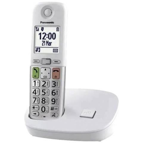 Kx-tgu410exw Telefono Cordless Amplificato Torcia Led Call Bianco Argento - Foto 1
