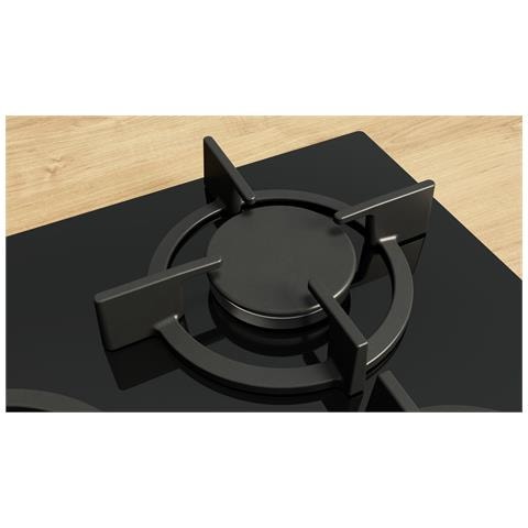 Serie 6 PPQ7A6I15 Piano cottura a gas 75 cm 5 fuochi Vetro Nero - Foto 2