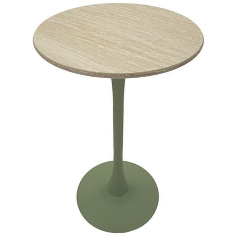 Tavolo Bar Vkh890-verde-mdf-60x60x106 Cm - Foto 2