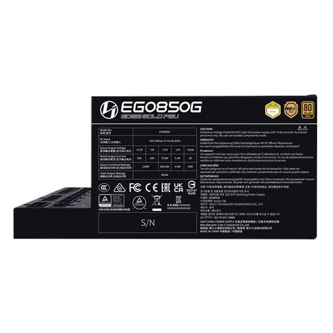 EG0850G alimentatore per computer 850 W 24-pin ATX SFX Nero - Foto 2