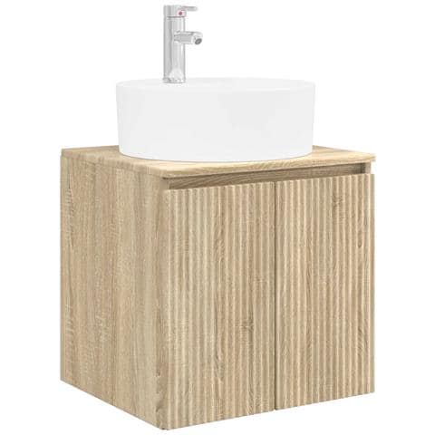 Mobile Lavabo da Parete Rovere Sonoma 49,5 x 44,5 x 65 cm - Foto 1