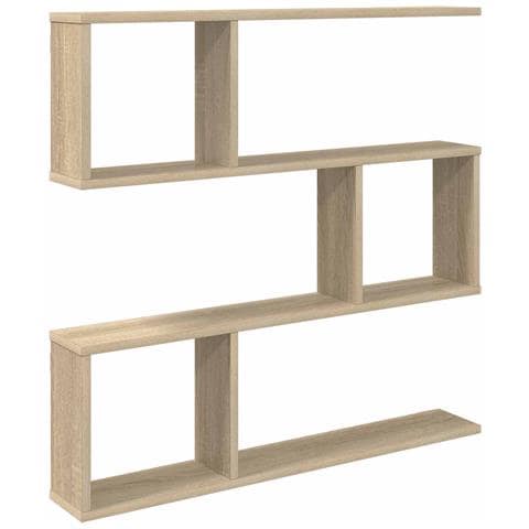 Scaffale da parete Rovere Sonoma 80 x 12 x 79,5 cm - Foto 1