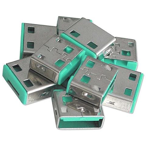 Serrature addizionali per porte USB Verdi - Foto 2