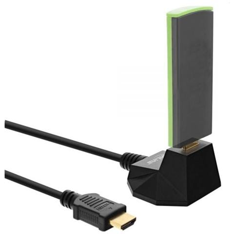 cavo prolunga high speed hdmi con base di supporto, 4k2k, maschio / femmina, nero / dorato, 5m - Foto 2