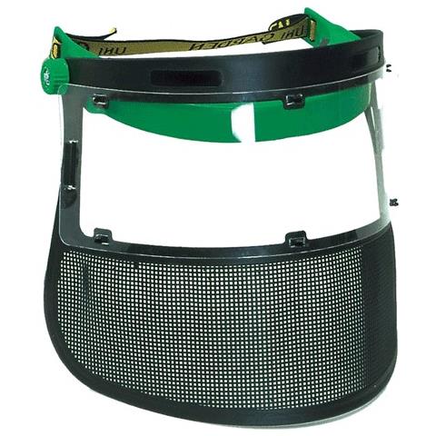 Visiera Combinata Rete + Policarbonato Protezione Volto Decespugliatore Giardino - Foto 3