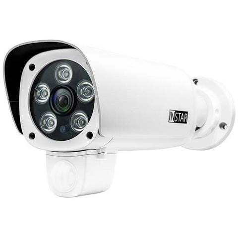 In-9008 Full Hd Poe White Lan Ip Videocamera Di Sorveglianza 1920 X 1080 Pixel - Foto 1