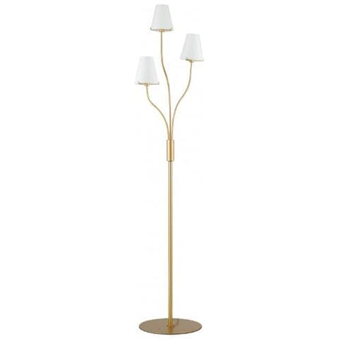 Piantana Lampada Da Terra Canto Oro 3xg9 38,5x158cm - Foto 1