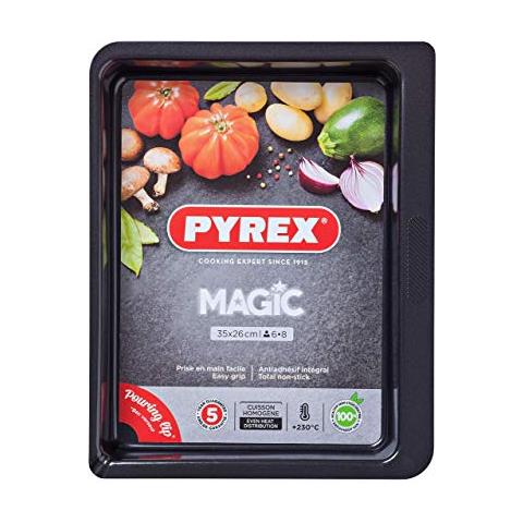 Magic - Pirofila Da Forno Rettangolare, In Metallo, 4,60 L, 35 X 26 Cm - Foto 1