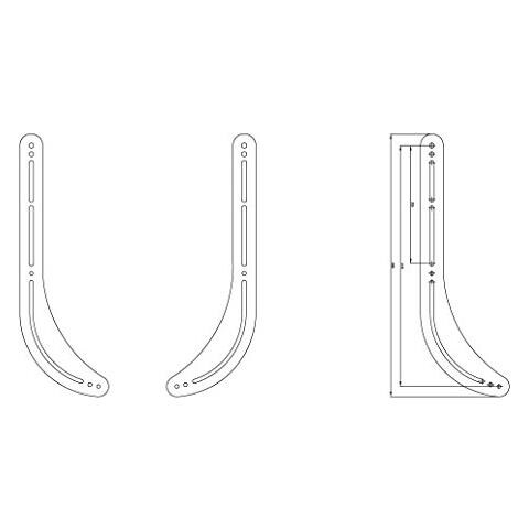 Sbs102 Supporto Universale Per Soundbar Nero - Foto 2