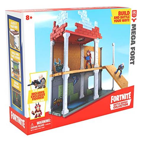 Fortnite Battle Royale Mega Collection Fort E2 Personaggi Esclusivi Tricera Ops E Squire Blu Multicolore 63511 - Foto 1