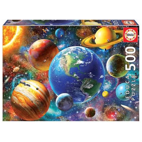 EDU18449 Puzzle da 500 Pezzi - Il Sistema Solare - Foto 1
