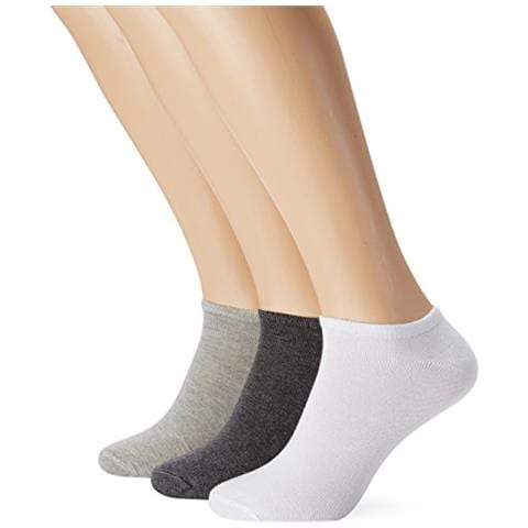 S24008, Calze Da Donna, Multicolore (weiß / grau / anthra), 35/38 (taglia Produttore: 35/38)  - Foto 1