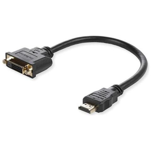 Hdmdvi15cm Cavo E Adattatore Video 0,15 M Hdmi Tipo A [standard] Dvi-d Nero (adapter Hdmi - Dvi M /f, 15cm - - Foto 1