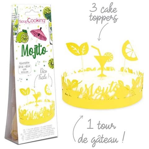 Decorazioni Di Carta 'mojito' Per La Torta - Foto 1