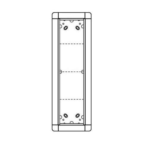 Portier Rahmen UP 4 Moduli Bianco - Foto 1