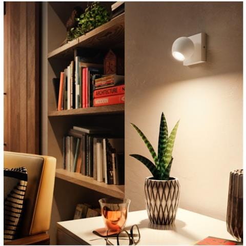 Lampada Da Soffitto White Ambiance Un Faretto Gu10 Hue Buckram Bianco 103x102x102 Mm Metallo - Foto 1