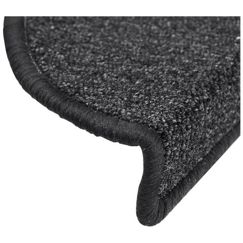 Tappetini per Scale 10 pz 56x17x3 cm Antracite - Foto 7