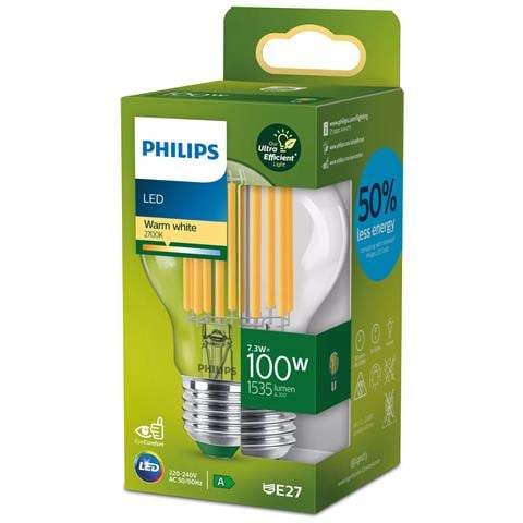 LED GOCCIA VETRO FILAM 100W E27 A - Foto 2