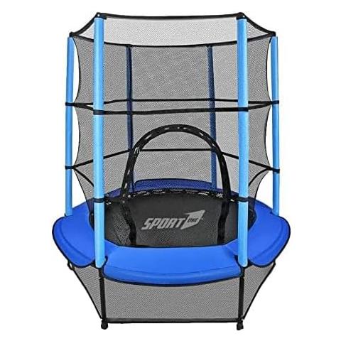 Trampolino Tappeto Elastico Diametro 185 Jumping Per Bambini Rete Da Giardino 88653484 - Foto 13