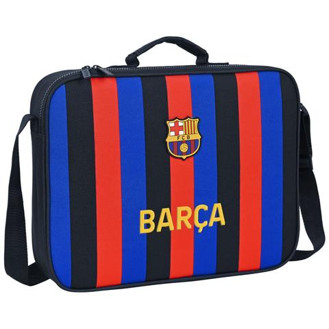 Borsa Per La Scuola Rosso Granato Blu Marino (38 X 28 X 6 Cm) - Foto 1