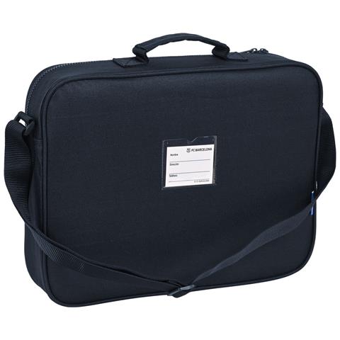 Borsa Per La Scuola Rosso Granato Blu Marino (38 X 28 X 6 Cm) - Foto 3