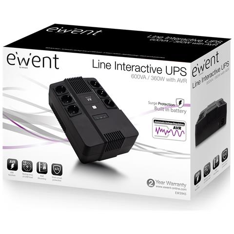 EW3945 gruppo di continuità (UPS) A linea interattiva 0,6 kVA 360 W 1 presa (e) AC - Foto 2