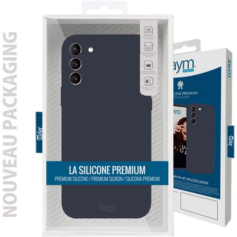 Cover Per Samsung Galaxy S22 Premium Silicone Microfibra, Blu - Foto 3