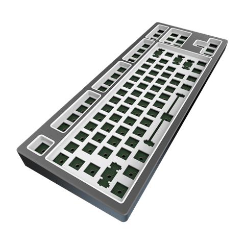 Kd87b Ltd Aluminium (grigio Nuvola) - Barebones Mechanical Gaming Tastiera - Foto 6