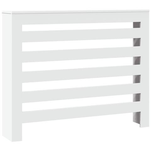 Copertura Termosifone Bianca 104x20x82 Cm In Legno Multistrato - Foto 2