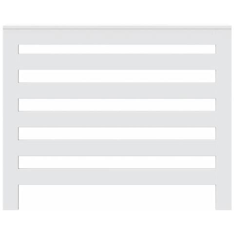 Copertura Termosifone Bianca 104x20x82 Cm In Legno Multistrato - Foto 3