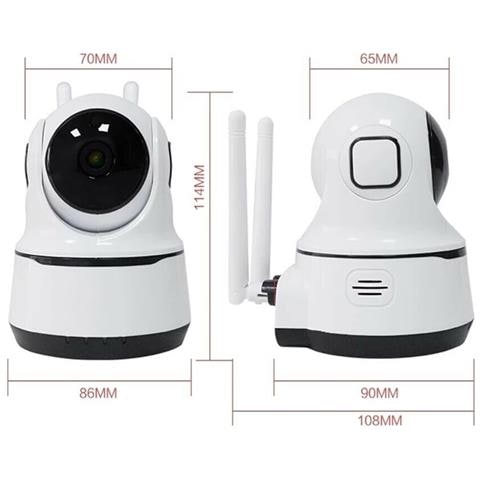 Telecamera Ip Videosorvegliaza Camera 1080p Hd Wifi Alarme Audio Gira 355gradi - Foto 5