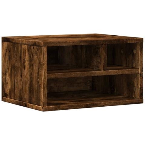 Supporto Stampante Rovere Fumo 40x32x22,5 Cm Legno Multistrato - Foto 2