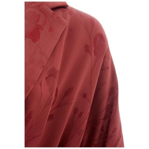 Trench A Vestaglia Rosso Con Stampa Allover - It40 - Foto 5