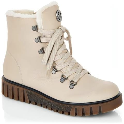 Beige Casual Closed Booties Stivaletti Sintetico E Tessile Scarpe Donna Beige Eu 37, Y3432-60 - Foto 1