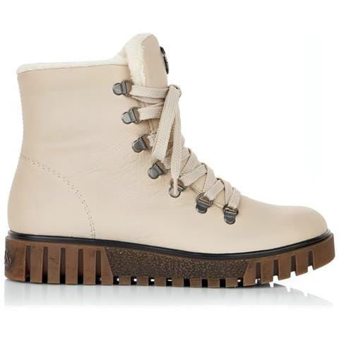Beige Casual Closed Booties Stivaletti Sintetico E Tessile Scarpe Donna Beige Eu 37, Y3432-60 - Foto 2