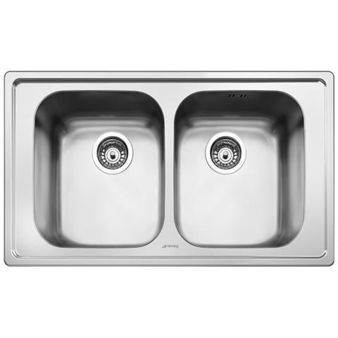 Lavello Smeg Lp8622 Inox 2 Vasche 86x50 Cm - Foto 1