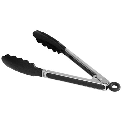 Pinza Da Cucina In Acciaio Inossidabile E Plastica, 28 cm Utensili Da Cucina, Nero - Foto 2