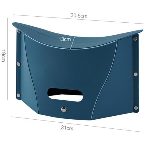 Sgabello Pieghevole Portatile Con Design Portatile Blue - Foto 1