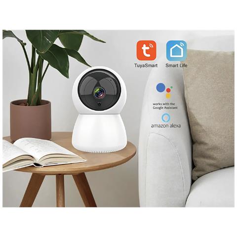 Telecamera Interna 360° Wifi 2,4 Ghz Hd 1080p Xbot Audio Detection - Foto 2