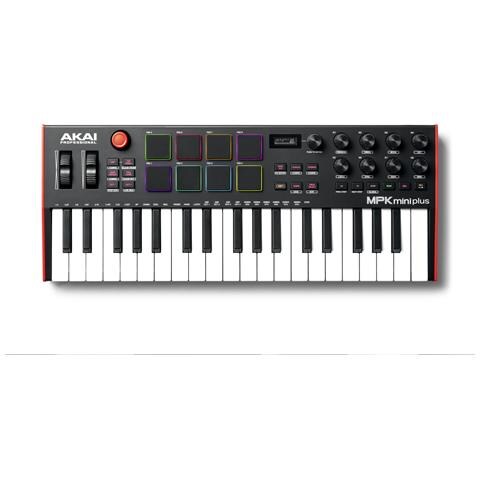 MPK Mini Plus tastiera MIDI 37 chiavi USB Nero, Rosso, Bianco - Foto 1